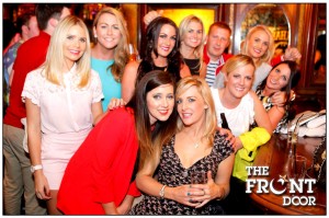 A Group of ladies enjoying themselves in The Front Door